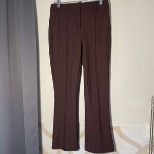 Christian Siriano Chocolate Brown Flare Pants - Size 6